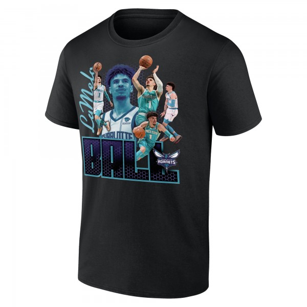 Charlotte Hornets LaMelo Ball Black Notorious 3.0 Player T-Shirt