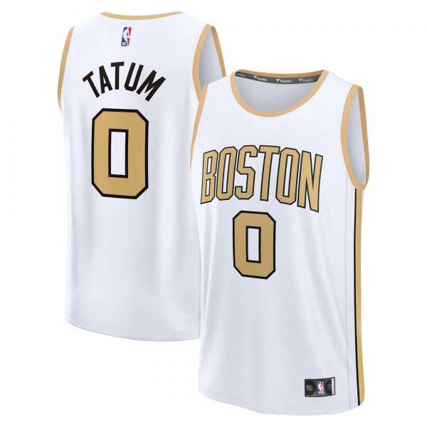 Джерси Jayson Tatum Boston Celtics Fanatics 2025/26 City Edition Fast Break - White