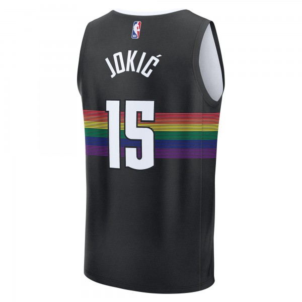 Джерси Nikola Jokić Denver Nuggets Fanatics 2025/26 City Edition Fast Break - Black