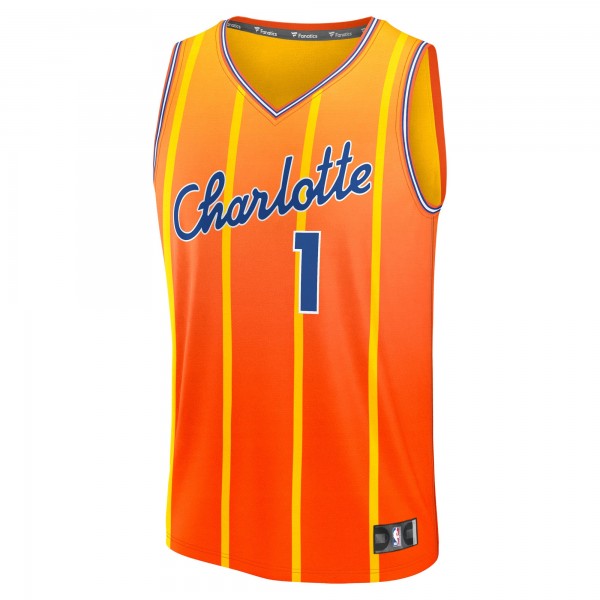 Джерси Charlotte Hornets LaMelo Ball Fanatics Orange 2025/26 City Edition Fast Break