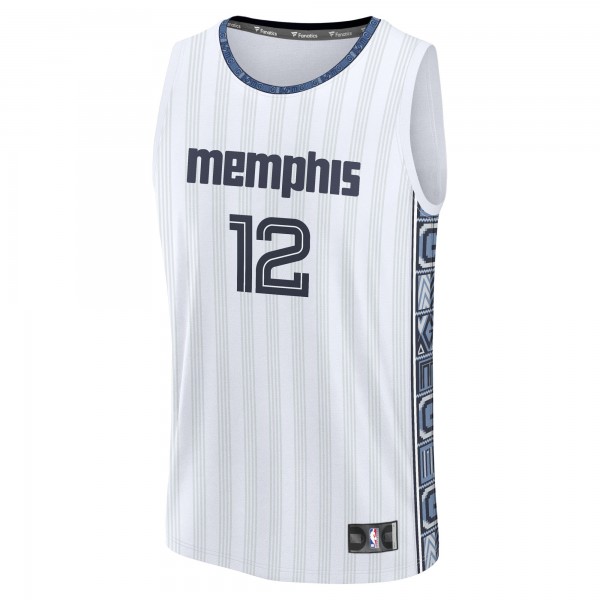 Джерси Ja Morant Memphis Grizzlies Fanatics 2025/26 City Edition Fast Break - White