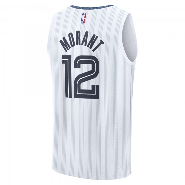 Джерси Ja Morant Memphis Grizzlies Fanatics 2025/26 City Edition Fast Break - White