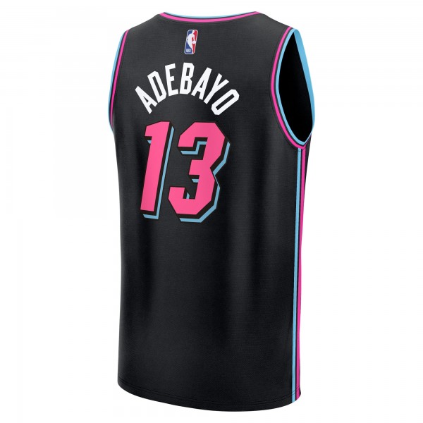 Джерси Miami Heat Bam Adebayo Fanatics Black 2025/26 City Edition Fast Break