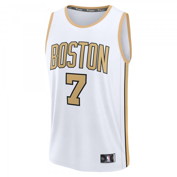 Джерси Jaylen Brown Boston Celtics Fanatics 2025/26 City Edition Fast Break - White
