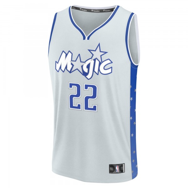 Подростковая Orlando Magic Franz Wagner Fanatics Silver 2025/26 City Edition Fast Break Jersey