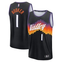 Подростковая Phoenix Suns Devin Booker Fanatics Black 2025/26 City Edition Fast Break Jersey