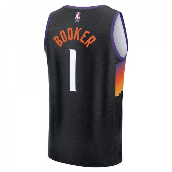 Подростковая Phoenix Suns Devin Booker Fanatics Black 2025/26 City Edition Fast Break Jersey