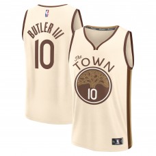 Подростковая Golden State Warriors Jimmy Butler III Fanatics Tan 2025/26 City Edition Fast Break Jersey