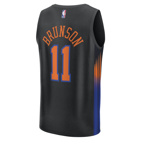 Джерси New York Knicks Jalen Brunson Fanatics Black Fast Break - Statement Edition