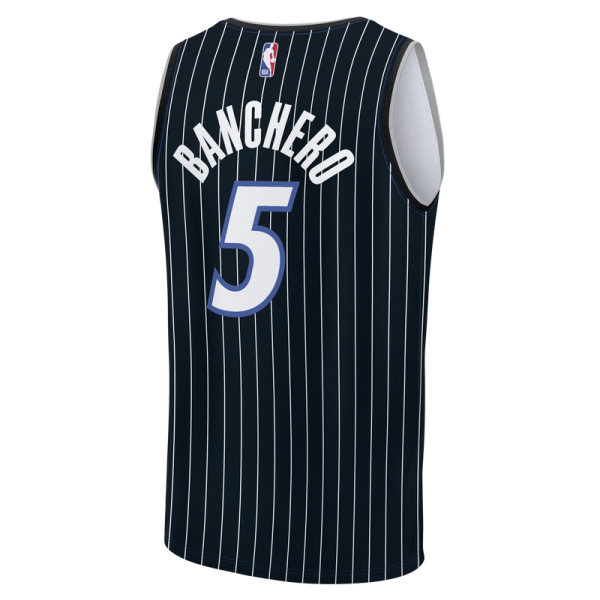 Подростковая Orlando Magic Paolo Banchero Fanatics Black Fast Break Jersey - Statement Edition