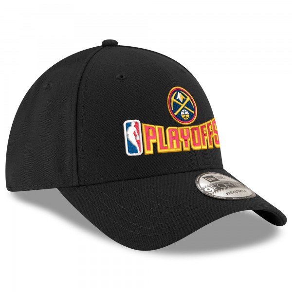 Бейсболка Denver Nuggets New Era Black 2025 NBA Playoffs 9FORTY
