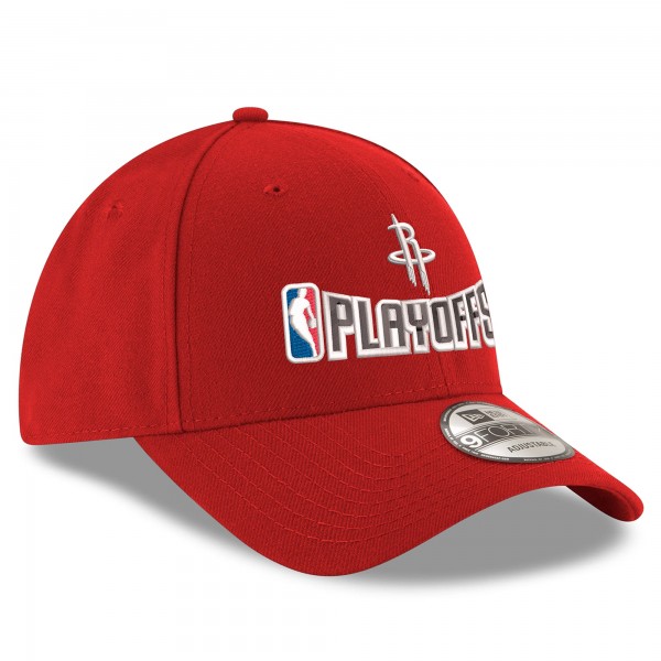 Бейсболка Houston Rockets New Era Red 2025 NBA Playoffs 9FORTY