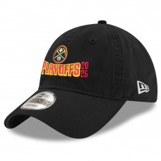 Бейсболка Denver Nuggets New Era Black 2025 NBA Playoffs 9TWENTY