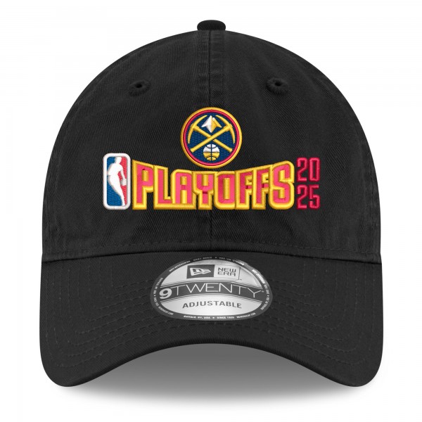 Бейсболка Denver Nuggets New Era Black 2025 NBA Playoffs 9TWENTY
