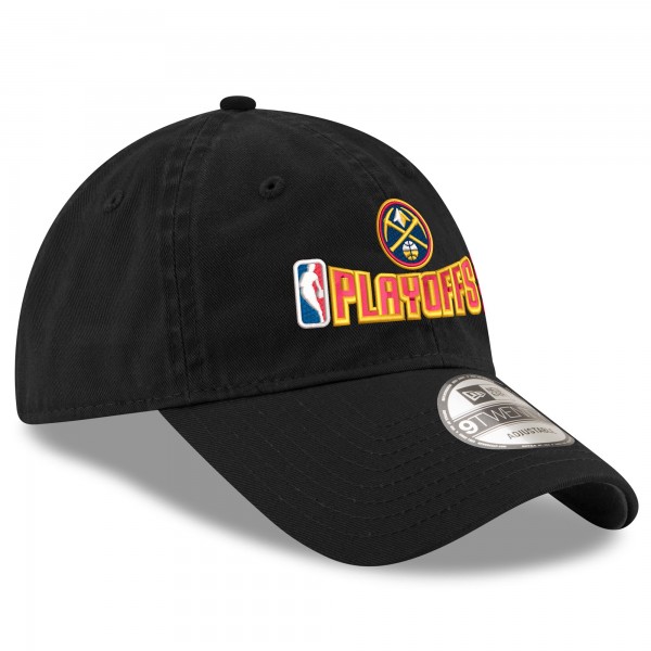Бейсболка Denver Nuggets New Era Black 2025 NBA Playoffs 9TWENTY
