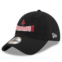 Бейсболка Houston Rockets New Era Black 2025 NBA Playoffs 9TWENTY