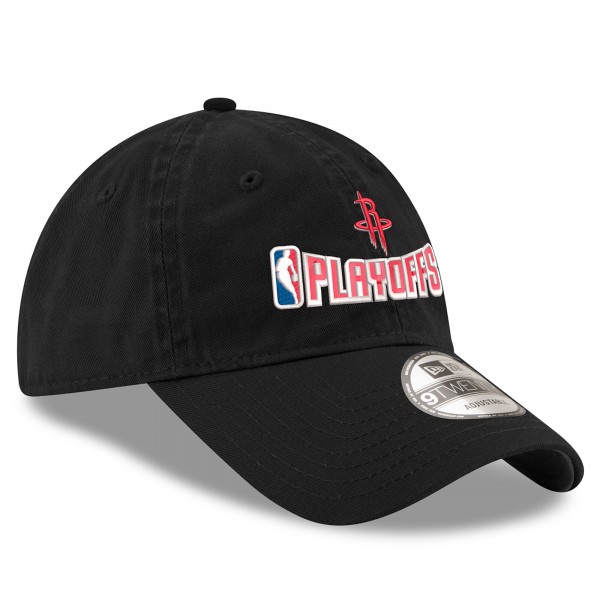 Бейсболка Houston Rockets New Era Black 2025 NBA Playoffs 9TWENTY