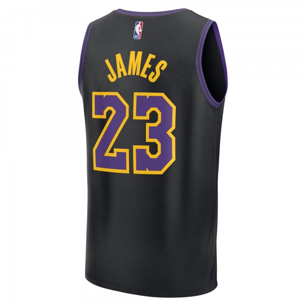 Джерси LeBron James Los Angeles Lakers Fanatics 2025/26 City Edition Fast Break - Black
