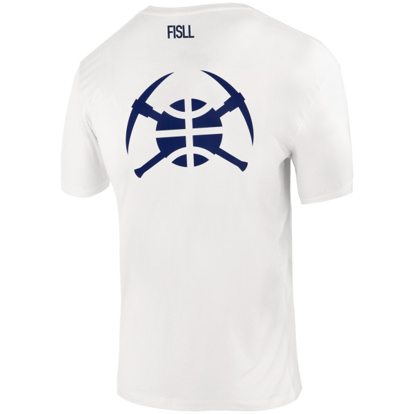 Футболка Unisex Denver Nuggets FISLL White Burst Logo