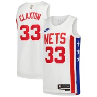 Игровая джерси Brooklyn Nets Nic Claxton Nike White Swingman - Classic Edition