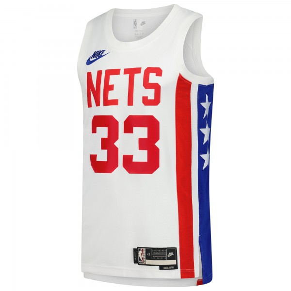 Игровая джерси Brooklyn Nets Nic Claxton Nike White Swingman - Classic Edition