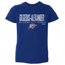 Футболка Toddler Oklahoma City Thunder Shai Gilgeous-Alexander 500 Level Blue Elite