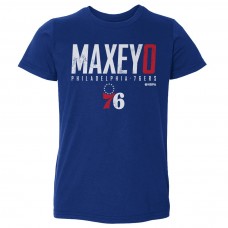 Toddler Philadelphia 76ers Tyrese Maxey 500 Level Royal Elite T-Shirt
