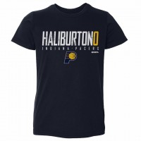 Toddler Indiana Pacers Tyrese Haliburton 500 Level Navy Elite T-Shirt