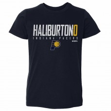 Toddler Indiana Pacers Tyrese Haliburton 500 Level Navy Elite T-Shirt