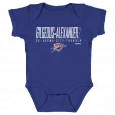 Малышам Oklahoma City Thunder Shai Gilgeous-Alexander 500 Level Blue Elite Bodysuit