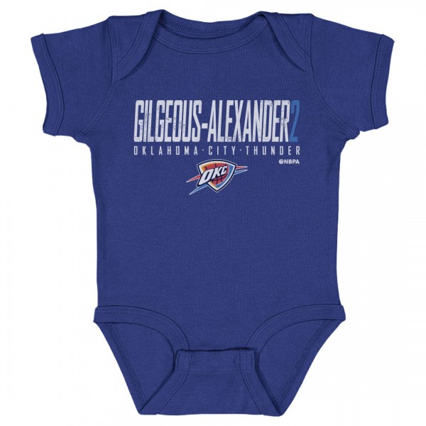 Малышам Oklahoma City Thunder Shai Gilgeous-Alexander 500 Level Blue Elite Bodysuit