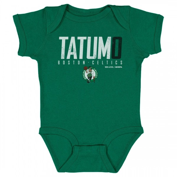 Малышам Boston Celtics Jayson Tatum 500 Level Kelly Green Elite Bodysuit