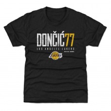 Футболка Подростковая Los Angeles Lakers Luka Dončić 500 Level Black Elite