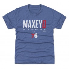 Подростковая Philadelphia 76ers Tyrese Maxey 500 Level Royal Elite T-Shirt