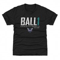 Подростковая Charlotte Hornets LaMelo Ball 500 Level Black Elite T-Shirt