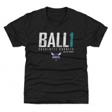 Подростковая Charlotte Hornets LaMelo Ball 500 Level Black Elite T-Shirt