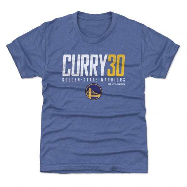Футболка Подростковая Golden State Warriors Stephen Curry 500 Level Royal Elite