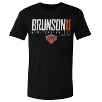 New York Knicks Jalen Brunson 500 Level Black Elite T-Shirt