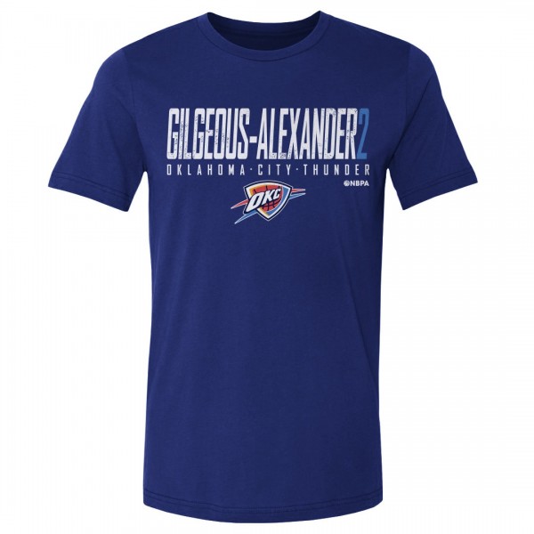 Футболка Oklahoma City Thunder Shai Gilgeous-Alexander 500 Level Blue Elite