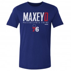 Philadelphia 76ers Tyrese Maxey 500 Level Royal Elite T-Shirt