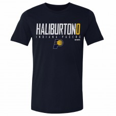 Indiana Pacers Tyrese Haliburton 500 Level Navy Elite T-Shirt