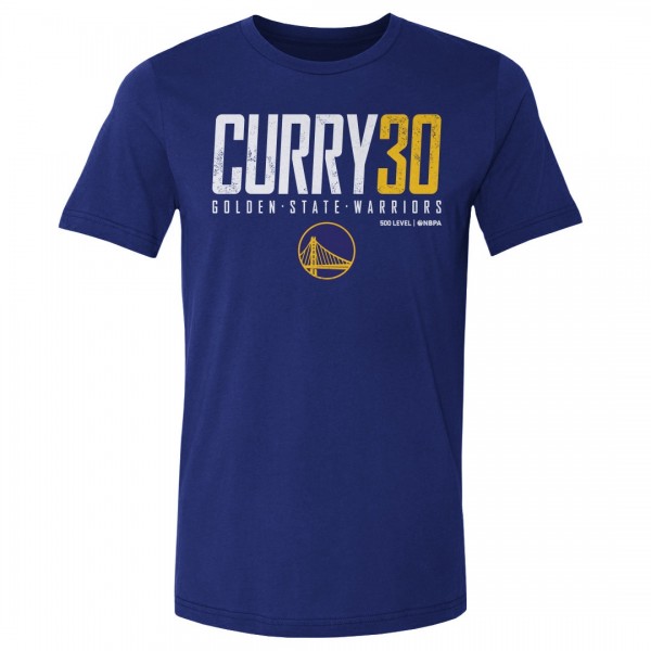 Golden State Warriors Stephen Curry 500 Level Royal Elite T-Shirt