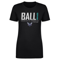 Женская футболка Charlotte Hornets LaMelo Ball 500 Level Black Elite