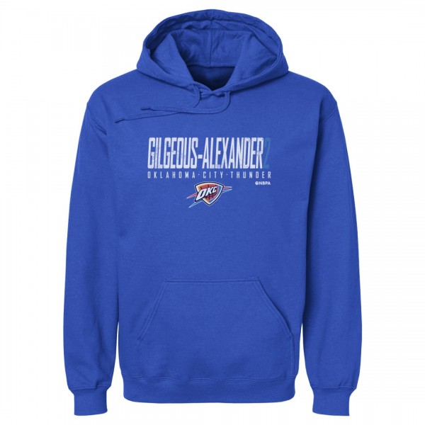 Толстовка Oklahoma City Thunder Shai Gilgeous-Alexander 500 Level Blue Elite
