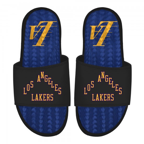 Los Angeles Lakers ISlide Unisex 2025/26 City Edition Gel Slide Sandals - Black