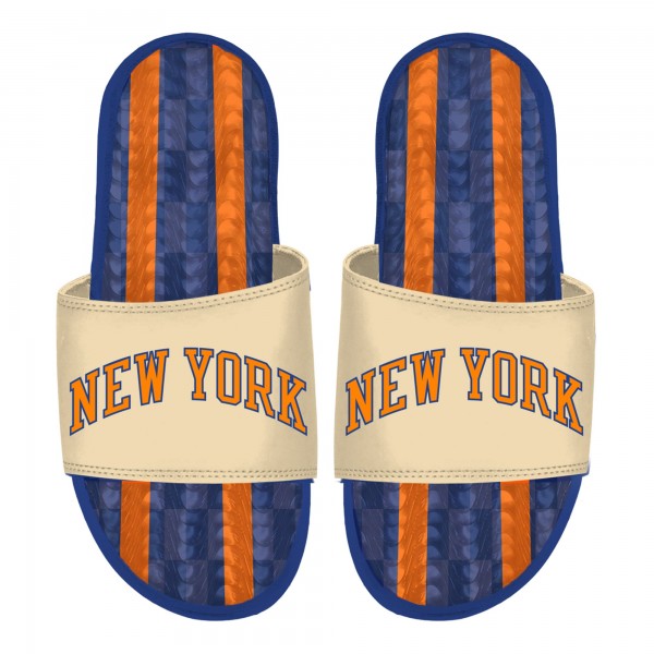 Шлепки New York Knicks ISlide Unisex 2025/26 City Edition Gel - Cream