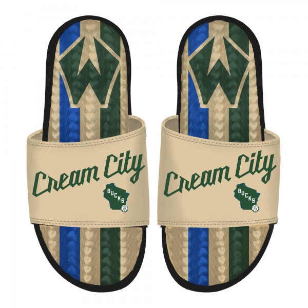 Шлепки Milwaukee Bucks ISlide Unisex 2025/26 City Edition Gel - Cream