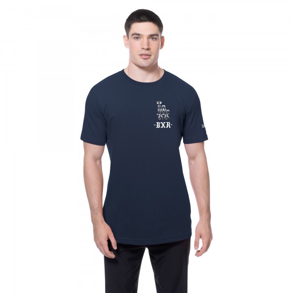 Los Angeles Dodgers New Era Navy Born x Raised Car Graphic T-Shirt
