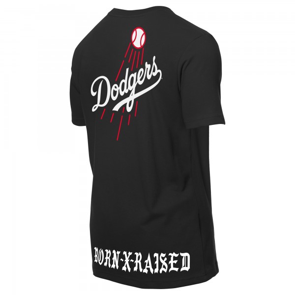 Los Angeles Dodgers New Era Black Born x Raised Graphic T-Shirt