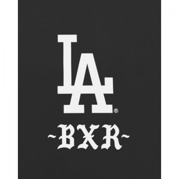 Los Angeles Dodgers New Era Black Born x Raised Graphic T-Shirt